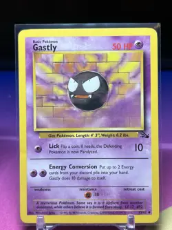 Pokemon Card Lot - Gastly/Haunter/Gengar - Base/Fossil/Trick Or Treat - Lp - Image 4