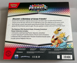 Pokemon Scarlet Violet Prismatic Evolutions Poster Collection Box New & sealed - Image 2