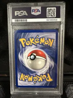 1999 POKEMON FOSSIL 1ST ED #55 SLOWPOKE PSA 8 - Image 2