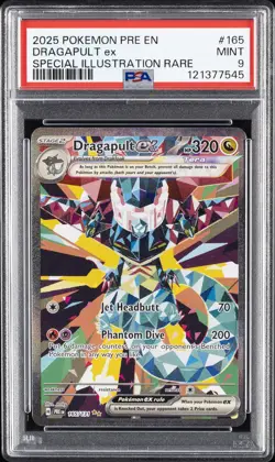 2025 POKEMON PRISMATIC EVOLUTIONS SPECIAL ILLUSTRATION RARE DRAGAPULT EX PSA 9 - Image 1