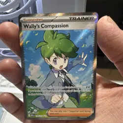 Pokemon Wally's Compassion Full Art Holo Ultra Rare 176/132 Me01 EX - Image 1
