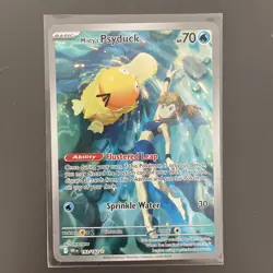 MISTY'S PSYDUCK 193/182 ILLUSTRATION RARE DESTINED RIVALS POKEMON - Image 1