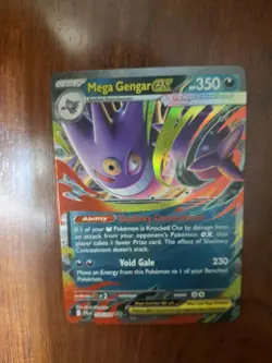 Pokemon Mega Gengar Ex 056/094 Phantasmal Flames Near Mint NM - Image 2