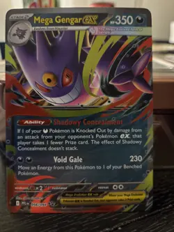 The Pokemon Company Mega Gengar EX 056/094 Phantasmal Flames Holo Double Rare 3… - Image 1