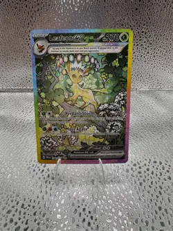 Pokemon Leafeon ex 144/131 Prismatic Evolutions Special Illustration Rare Holo … - Image 1