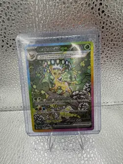 Pokemon Leafeon ex 144/131 Prismatic Evolutions Special Illustration Rare Holo … - Image 3