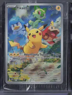2023 Pokemon SVP EN Black Star Promo #027 Pikachu Sealed Promo #2 - Image 1