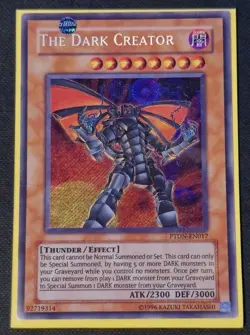 Yu-Gi-Oh! TCG The Dark Creator (PTDN-EN017) Secret Rare (Mint) - Image 1