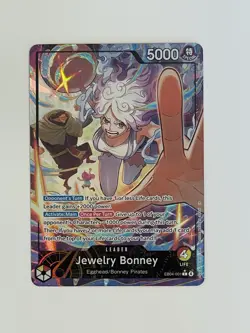 One Piece TCG EB04-001 Jewelry Bonney Alt Art Leader English OP15 - Image 1
