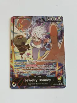 One Piece TCG EB04-001 Jewelry Bonney Alt Art Leader English OP15 - Image 4
