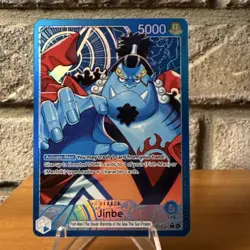 One Piece CCG Bandai Jinbe Leader Jinbe-OP14-040 Card OP14-040 5000 Power OP14 - Image 1