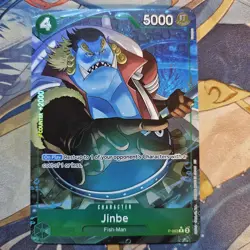 One Piece TCG Jinbe PRB-02 Foil Alt Card P-063 NM English Premium Best Selection - Image 1