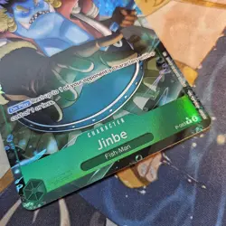 One Piece TCG Jinbe PRB-02 Foil Alt Card P-063 NM English Premium Best Selection - Image 2