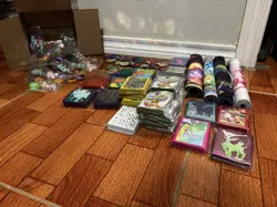 Pokemon Accessorie Dice Damage Counters Playmats ETB & Collector Box Sleeves Lot - Image 1