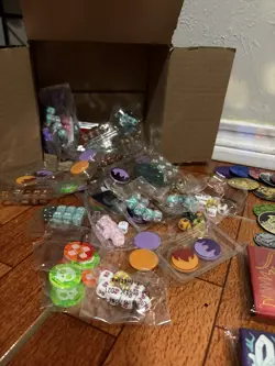 Pokemon Accessorie Dice Damage Counters Playmats ETB & Collector Box Sleeves Lot - Image 5