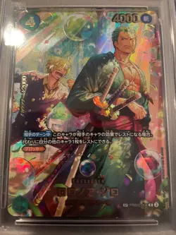Roronoa Zoro - One Piece TCG PRB02-006 SP Japanese Special Alternate Art PSA 10 - Image 3