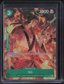 One Piece The Best Premium Booster Alternate Art #OP01-033 Izo - Image 1
