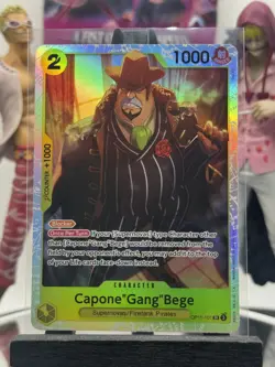 One Piece CG Capone "Gang" Bege OP11-101 A Fist of Divine Speed Super Rare! - Image 1
