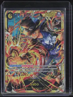 One Piece Carrying On His Will Secret Rare #OP13-120 Sabo - Image 1