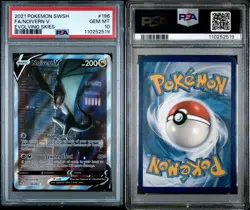 PSA 10 NOIVERN V 196 EVOLVING SKIES ALT ART SWORD & SHIELD POKEMON GEM MINT - Image 1