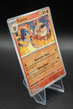 Flareon Reverse Holo NM VLP 136/165 Scarlet & Violet 151 Pokemon Card VLP ++ - Image 4