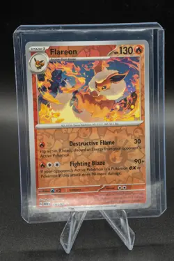 Flareon Reverse Holo NM VLP 136/165 Scarlet & Violet 151 Pokemon Card VLP ++ - Image 5