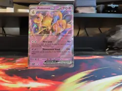 Alakazam ex Scarlet & Violet 151 Holo Rare NM Pokemon Card Psychic Mint - Image 3