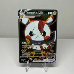 Kratos Pikachu Holo Poncho Cosplay Card Custom Shiny Detail FREE SHIPPING - Image 1