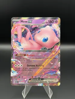 Pokemon TCG Mew EX 151/165 Scarlet & Violet Holo Double Rare Card NM Condition - Image 1