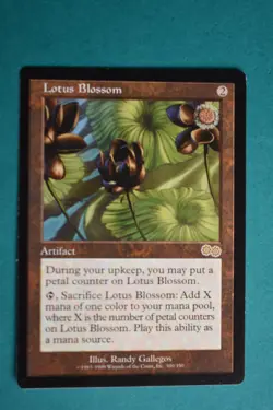 Lotus Blossom - MTG - Urza’s Saga - Never Played - Magic The Gathering - Image 1