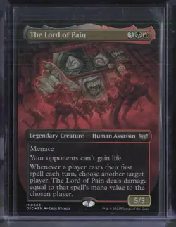 Magic The Gathering Borderless The Lord Of Pain - Image 1