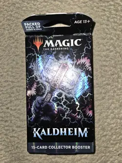 Magic The Gathering Kaldheim Collector Booster Pack Brand New Factory Sealed Box - Image 1
