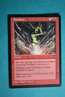 Fireblast(4) - MTG - Visions - Lightly Played - Magic the Gathering - Image 1