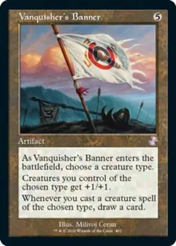 MTG English Vanquisher's Banner NM Foil Time Spiral Remastered - Image 1