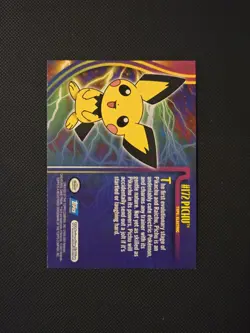 Pichu #172 Pokemon Topps Johto League Rare Card Vintage - NM - Image 3