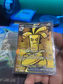 Pokemon Paradox Rift Gholdengo ex 252/182 Special Illustration Rare SIR NM - Image 4