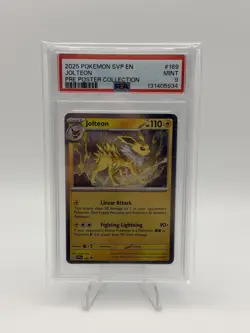 2025 POKEMON SVP EN-SV BLACK STAR PROMO #169 JOLTEON PSA 9 - Image 1
