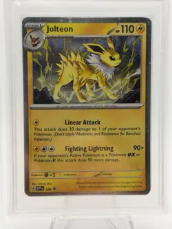 2025 POKEMON SVP EN-SV BLACK STAR PROMO #169 JOLTEON PSA 9 - Image 2