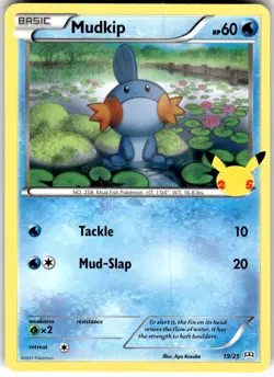 Mudkip 019/025 McDonald's 25th Anniversary Promos Pokemon NM Fast Ship - Image 1