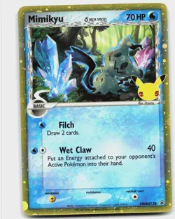 Mimikyu (Delta Species) SWSH136 Holo Promo Sword & Shield Promo Pokemon LP - Image 1