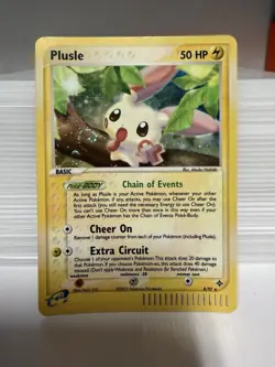 Pokemon TCG Plusle EX Dragon 8/97 Holo Rare - Image 1