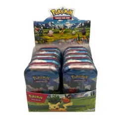 Pokemon TCG Ascended Heroes MINI TIN DISPLAY BOX Factory Sealed 10x Tins! - Image 1