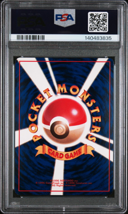 1998 POKEMON JAPANESE VENDING #112 RHYDON SERIES 3 PSA 10 NM Glossy Old Back - Image 2