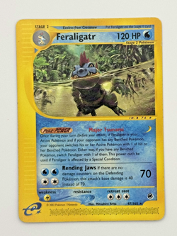 Pokemon Feraligatr Expedition Base Set Non Holo Rare #047/165 120 HP 2002 LP - Image 2