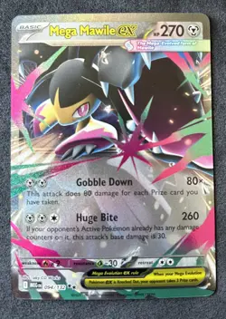 Mega Mawile ex 094/132 Double Rare Mega Evolution Pokemon Near Mint - Image 1
