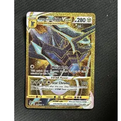 Pokemon TCG Pokemon Company Origin Forme Dialga VSTAR 210/189 Secret Holo ENG - Image 1