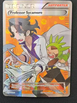 PROFESSOR SYCAMORE 114/114 STEAM SIEGE POKEMON MP 2016 - Image 1
