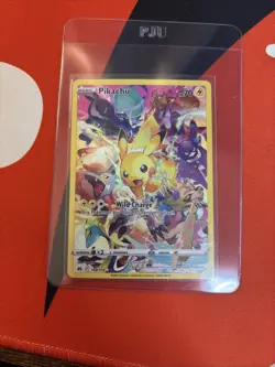 2023 POKEMON SWORD & SHIELD CROWN ZENITH #160 FULL ART/PIKACHU - Image 1