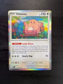 Chansey 113/165 Holo Pokemon TCG SV: Scarlet & Violet 151 NM - Image 1