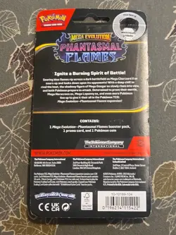 Pokemon TCG Phantasmal Flames Blister & Coin Pack Cottonee Promo Card - Sealed - Image 2